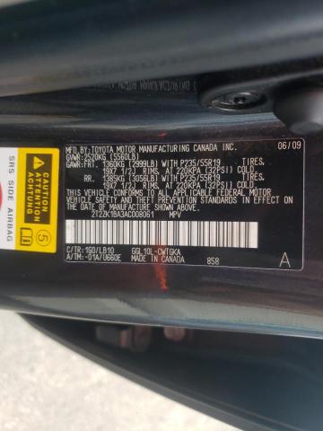 Photo 9 VIN: 2T2ZK1BA3AC008061 - LEXUS RX 350 