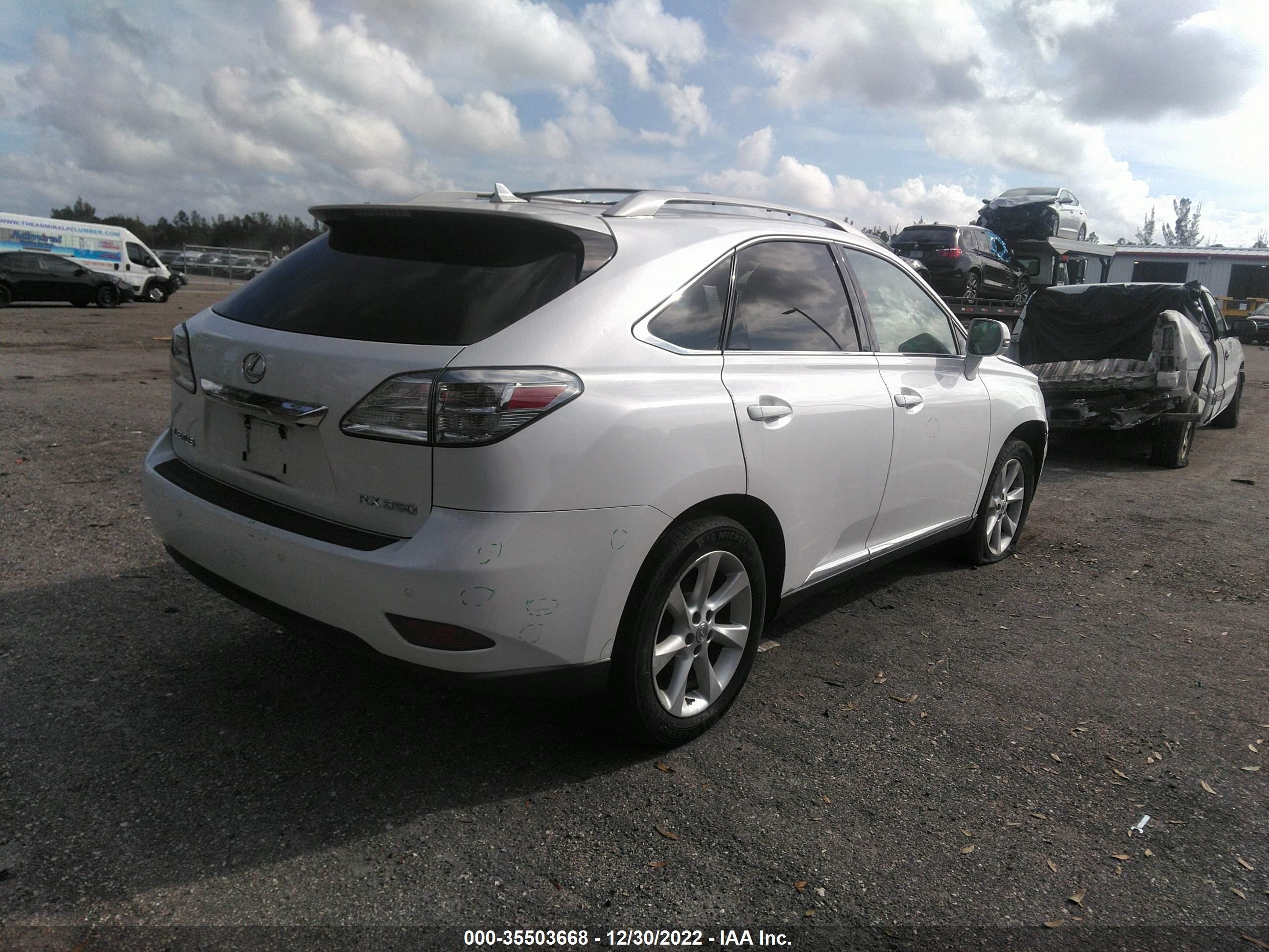 Photo 3 VIN: 2T2ZK1BA3AC027161 - LEXUS RX 