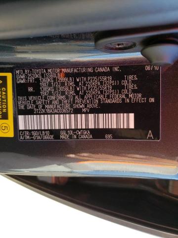 Photo 9 VIN: 2T2ZK1BA3AC036572 - LEXUS RX 350 