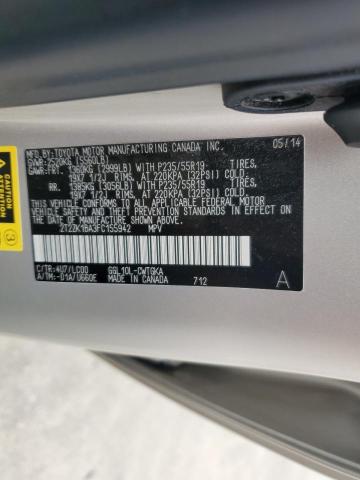 Photo 11 VIN: 2T2ZK1BA3FC155942 - LEXUS RX 350 