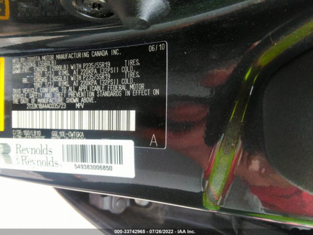 Photo 8 VIN: 2T2ZK1BA4AC035723 - LEXUS RX 350 