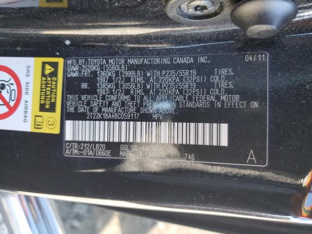 Photo 12 VIN: 2T2ZK1BA4BC059117 - LEXUS RX350 