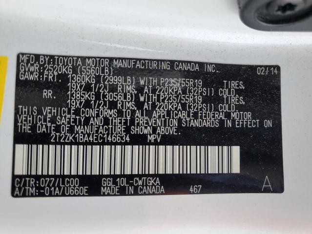 Photo 11 VIN: 2T2ZK1BA4EC146634 - LEXUS RX 350 