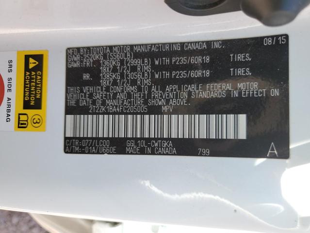 Photo 11 VIN: 2T2ZK1BA4FC205005 - LEXUS RX350 