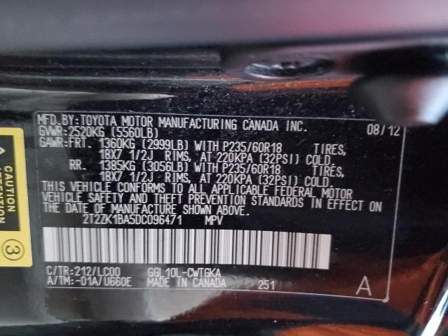 Photo 11 VIN: 2T2ZK1BA5DC096471 - LEXUS RX 350 