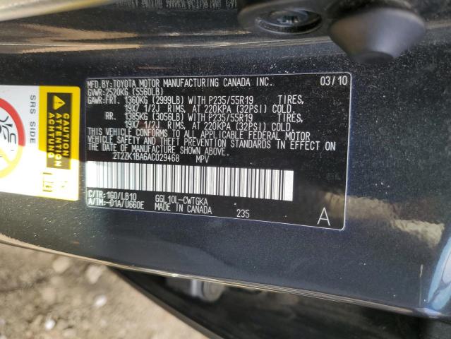 Photo 12 VIN: 2T2ZK1BA6AC029468 - LEXUS RX 350 