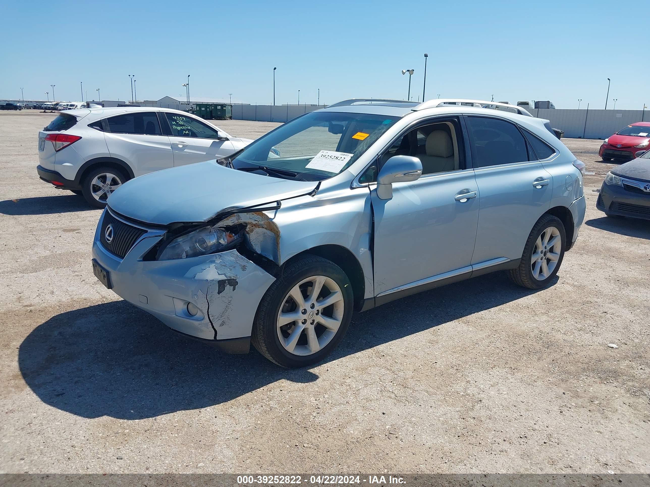 Photo 1 VIN: 2T2ZK1BA6AC030104 - LEXUS RX 