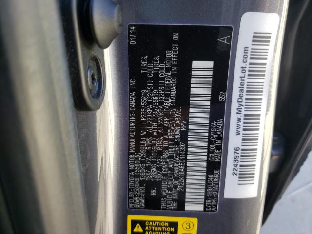 Photo 9 VIN: 2T2ZK1BA6EC144397 - LEXUS RX 350 