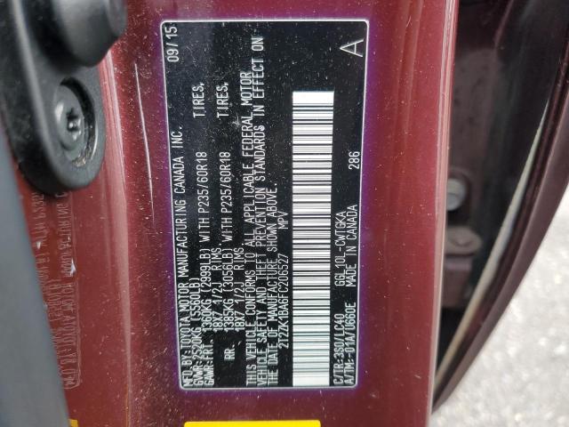 Photo 12 VIN: 2T2ZK1BA6FC206527 - LEXUS RX 350 