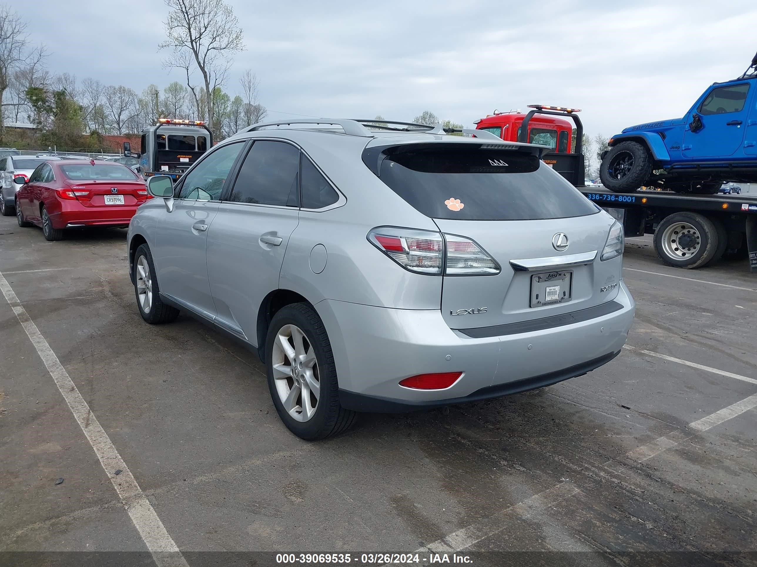 Photo 2 VIN: 2T2ZK1BA7AC013490 - LEXUS RX 