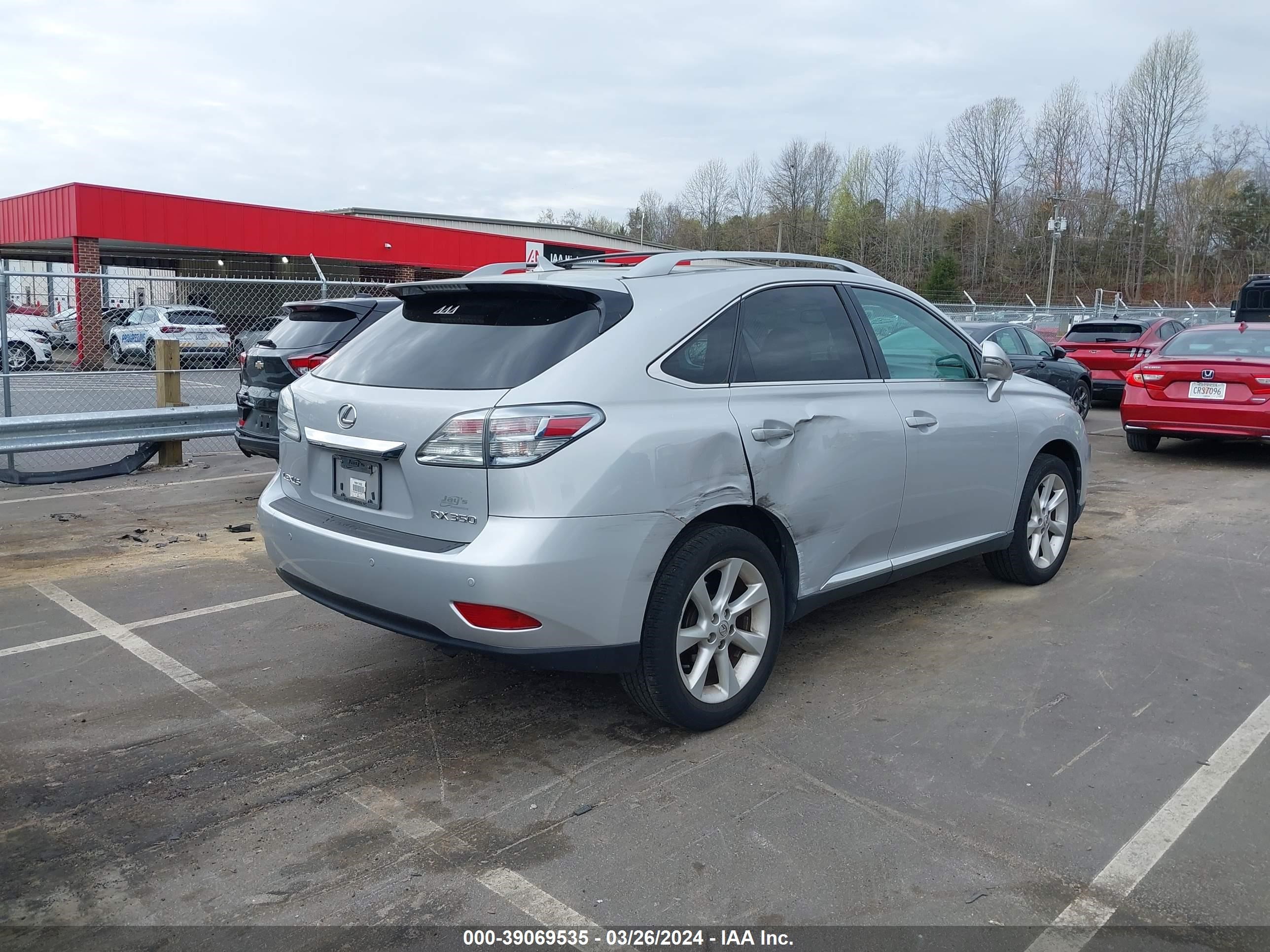 Photo 3 VIN: 2T2ZK1BA7AC013490 - LEXUS RX 