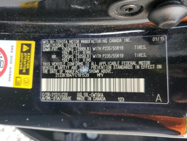 Photo 12 VIN: 2T2ZK1BA7FC181539 - LEXUS RX350 