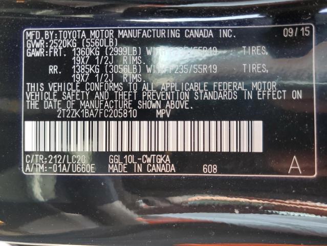 Photo 13 VIN: 2T2ZK1BA7FC205810 - LEXUS RX 350 