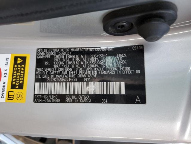 Photo 11 VIN: 2T2ZK1BA8AC014728 - LEXUS RX 350 