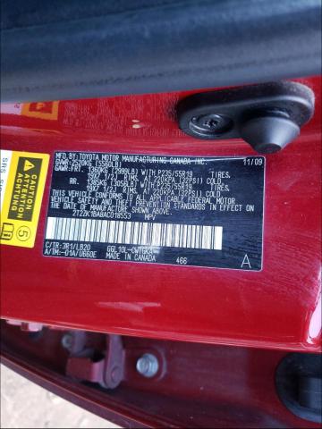 Photo 9 VIN: 2T2ZK1BA8AC018553 - LEXUS RX 350 