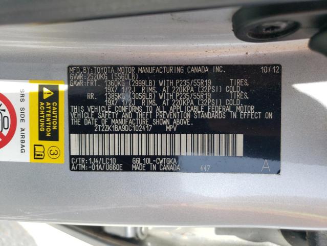 Photo 13 VIN: 2T2ZK1BA9DC102417 - LEXUS RX350 