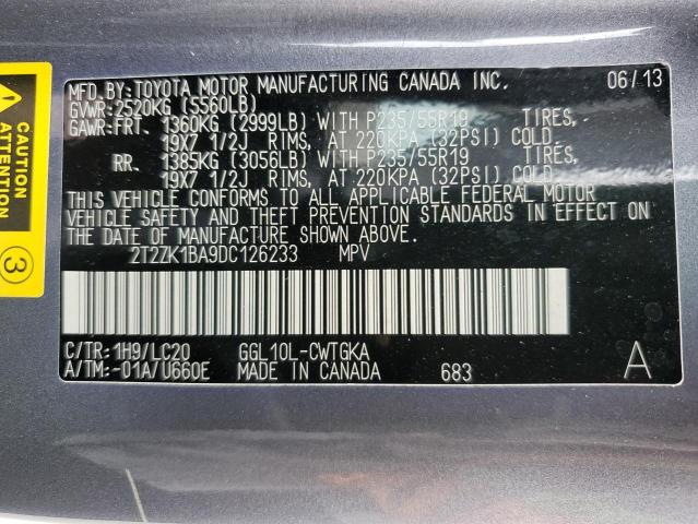 Photo 12 VIN: 2T2ZK1BA9DC126233 - LEXUS RX 350 