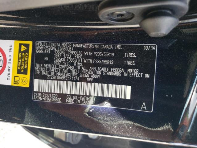 Photo 12 VIN: 2T2ZK1BA9FC171174 - LEXUS RX 350 