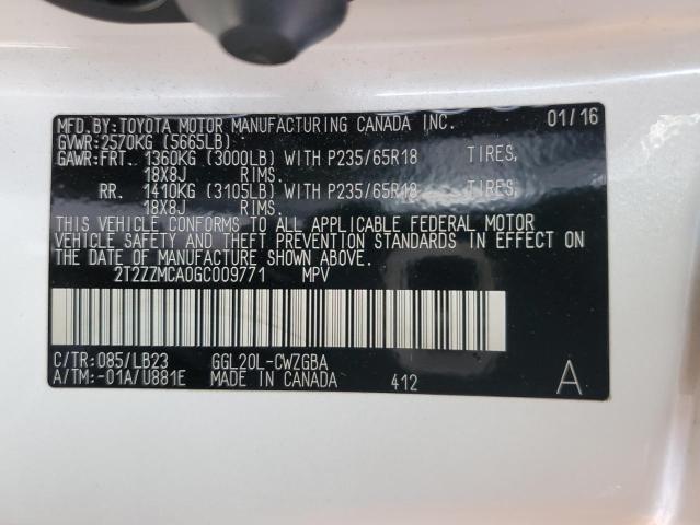 Photo 12 VIN: 2T2ZZMCA0GC009771 - LEXUS RX350 