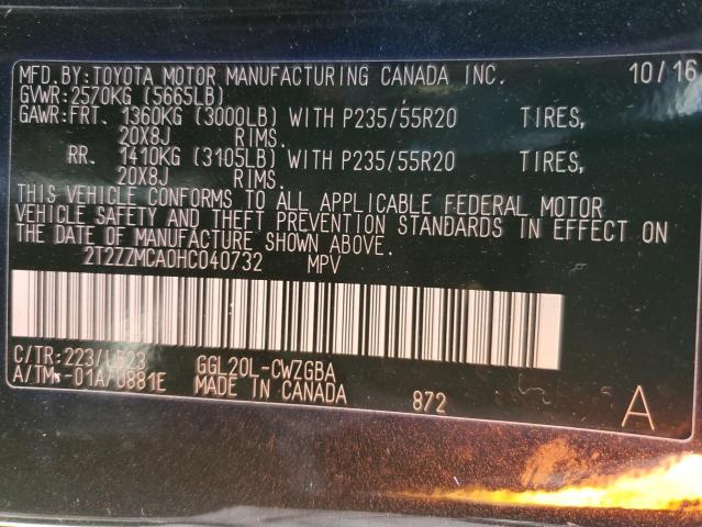 Photo 11 VIN: 2T2ZZMCA0HC040732 - LEXUS RX350 