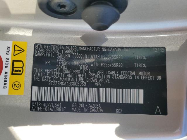 Photo 13 VIN: 2T2ZZMCA1GC005969 - LEXUS RX 350 