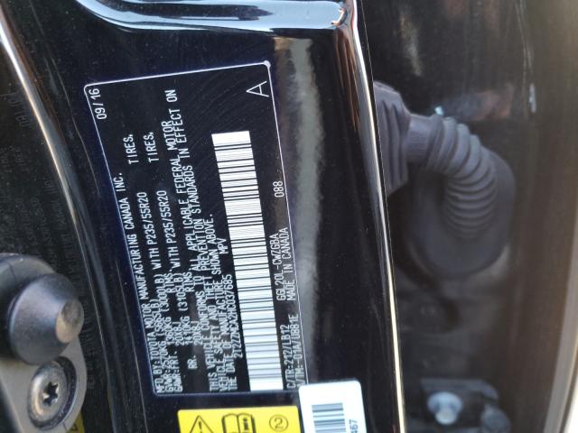 Photo 9 VIN: 2T2ZZMCA2HC037685 - LEXUS RX 350 BAS 