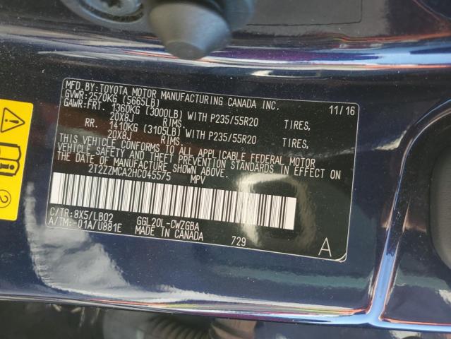 Photo 12 VIN: 2T2ZZMCA2HC045575 - LEXUS RX350 