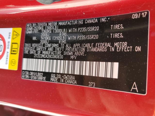 Photo 13 VIN: 2T2ZZMCA2HC080830 - LEXUS RX350 