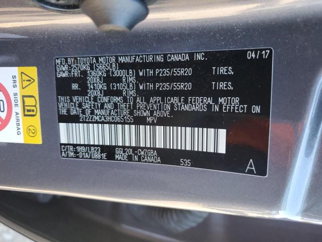 Photo 11 VIN: 2T2ZZMCA3HC065155 - LEXUS RX 350 BAS 