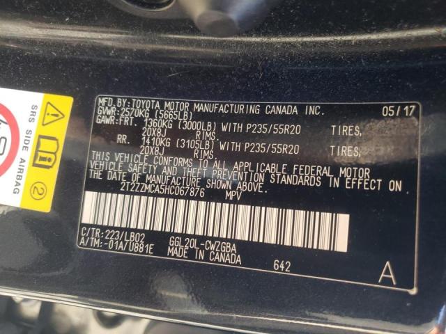 Photo 9 VIN: 2T2ZZMCA5HC067876 - LEXUS RX 350 BAS 