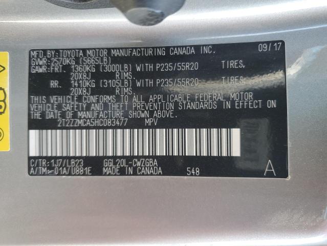 Photo 12 VIN: 2T2ZZMCA5HC083477 - LEXUS RX 350 BAS 