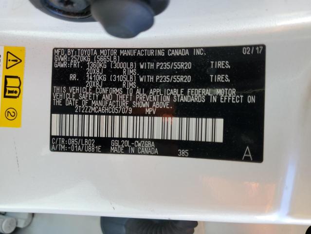 Photo 12 VIN: 2T2ZZMCA6HC057079 - LEXUS RX 350 BAS 