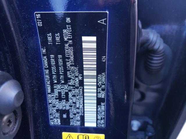 Photo 9 VIN: 2T2ZZMCA8GC014443 - LEXUS RX 350 