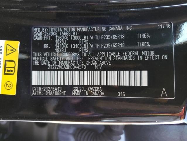 Photo 9 VIN: 2T2ZZMCA9HC044570 - LEXUS RX 350 BAS 