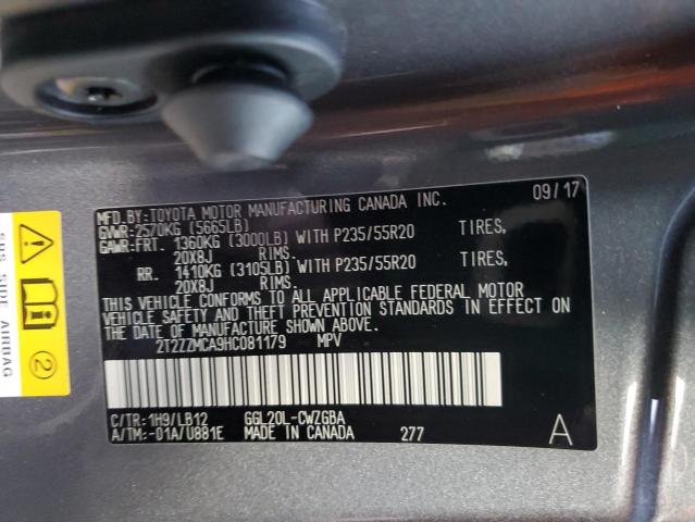 Photo 12 VIN: 2T2ZZMCA9HC081179 - LEXUS RX 350 BAS 