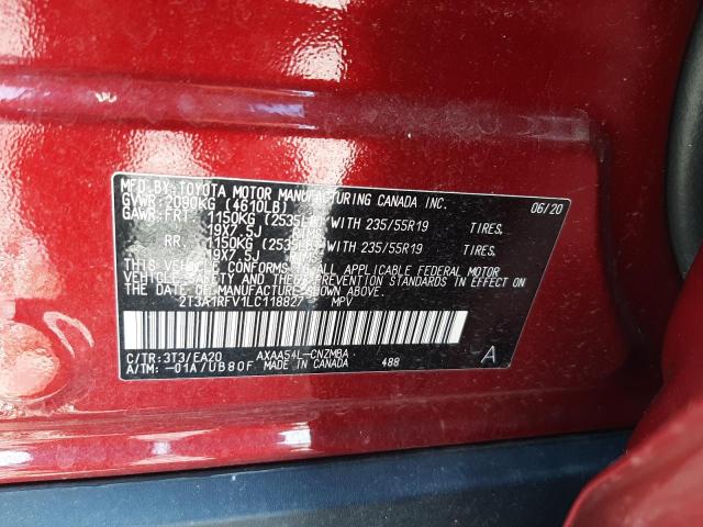 Photo 13 VIN: 2T3A1RFV1LC118827 - TOYOTA RAV4 XLE P 