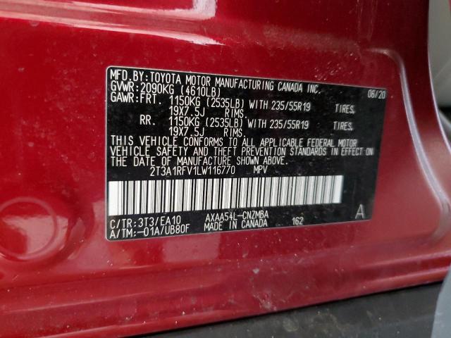 Photo 12 VIN: 2T3A1RFV1LW116770 - TOYOTA RAV4 