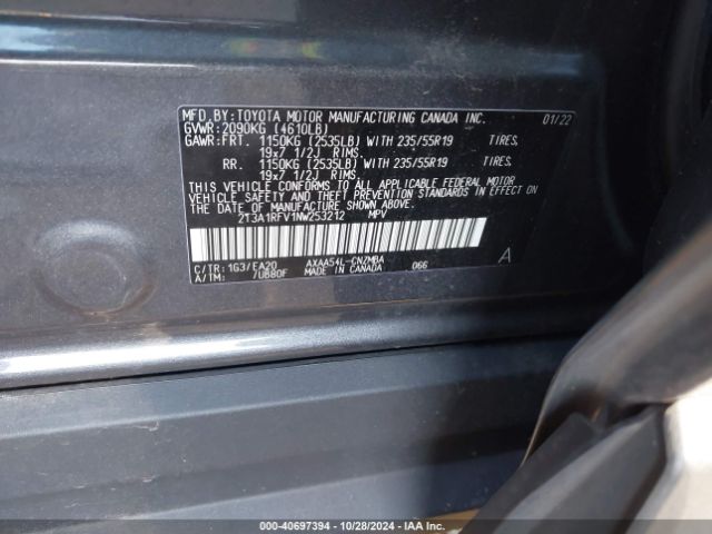 Photo 8 VIN: 2T3A1RFV1NW253212 - TOYOTA RAV4 