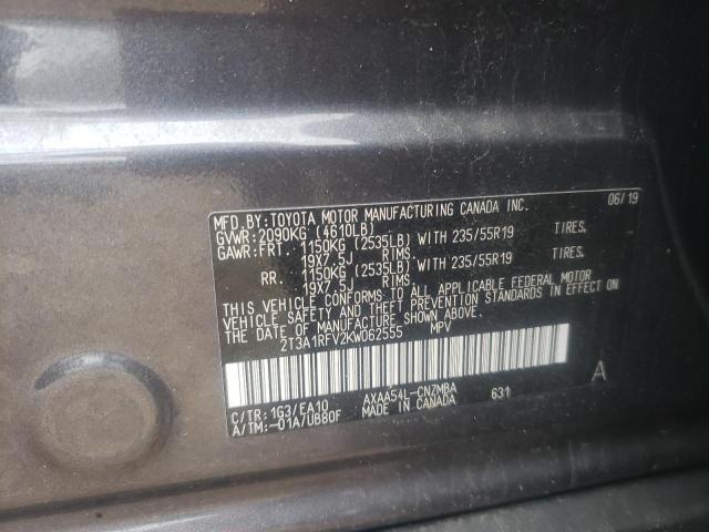 Photo 12 VIN: 2T3A1RFV2KW062555 - TOYOTA RAV4 XLE P 