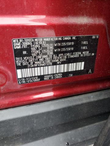 Photo 12 VIN: 2T3A1RFV2KW073278 - TOYOTA RAV4 XLE P 