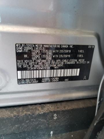 Photo 12 VIN: 2T3A1RFV2KW078108 - TOYOTA RAV4 XLE P 