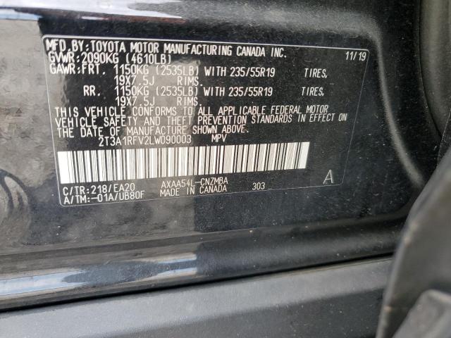 Photo 12 VIN: 2T3A1RFV2LW090003 - TOYOTA RAV4 XLE P 