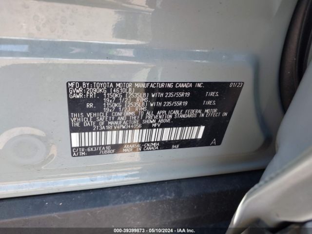 Photo 8 VIN: 2T3A1RFV4PW344056 - TOYOTA RAV4 