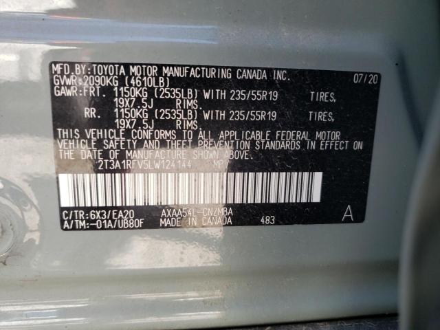 Photo 9 VIN: 2T3A1RFV5LW124144 - TOYOTA RAV4 XLE P 