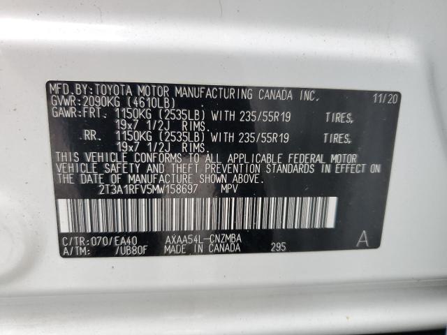 Photo 12 VIN: 2T3A1RFV5MW158697 - TOYOTA RAV4 