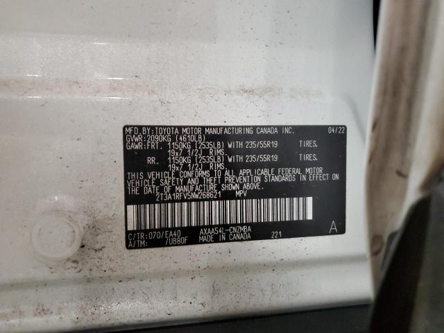 Photo 12 VIN: 2T3A1RFV5NW268621 - TOYOTA RAV4 