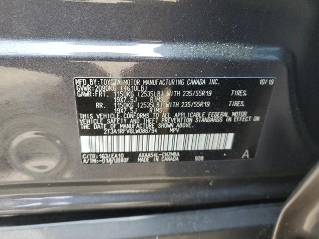 Photo 12 VIN: 2T3A1RFV6LW086794 - TOYOTA RAV4 XLE P 