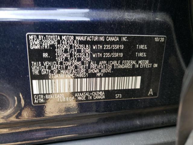 Photo 11 VIN: 2T3A1RFV6MC148651 - TOYOTA RAV4 XLE P 