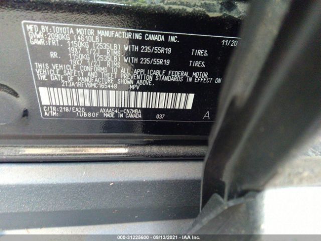 Photo 8 VIN: 2T3A1RFV6MC165448 - TOYOTA RAV4 