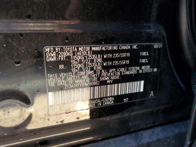 Photo 13 VIN: 2T3A1RFV6MW189862 - TOYOTA RAV4 XLE P 